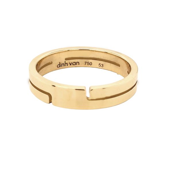 Bague Occasion Dinh Van Seventies Or Jaune T53