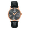 Montre Mido Baroncelli 38mm Cadran Gris Bracelet Cuir Noir