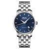 Montre Mido Baroncelli Midnight Blue Gent 38mm Cadran Bleu Bracelet Acier inoxydable Gris