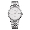 Montre Mido Baroncelli Chronometer Silicon Gent 40mm Cadran Argent Bracelet Acier inoxydable Gris