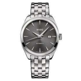 Montre Mido Belluna Royal Gent 41,3mm Cadran Anthracite Bracelet Acier inoxydable Gris