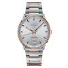 Montre Mido Commander Big Date 42mm Cadran Argent Bracelet Acier inoxydable PVD rose