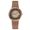Montre Mido Commander Shade 37mm Cadran Argent Bracelet Acier inoxydable PVD rose