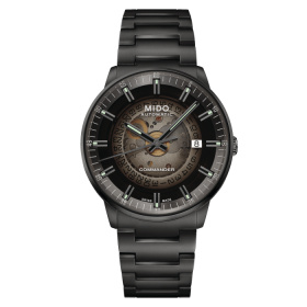 Montre Mido Commander Gradient 40mm Cadran Noir Bracelet Acier inoxydable Noir