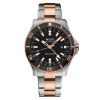 Montre Mido Ocean Star GMT 44mm Cadran Noir Bracelet Acier inoxydable PVD rose