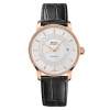 Montre Mido Baroncelli Signature 39mm Cadran Argent Bracelet Cuir Noir