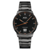 Montre Mido Commander Big Date 42mm Cadran Noir Bracelet Acier inoxydable Gris