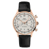 Montre Mido Multifort Patrimony Chronograph 42mm Cadran Ivoire Bracelet Cuir Noir