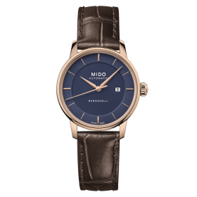 Montre Mido Baroncelli Signature Lady 30mm Cadran Bleu Bracelet