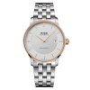 Montre Mido Baroncelli Signature Gent 39mm Cadran Argent Bracelet Acier inoxydable Gris