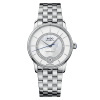Montre Mido Baroncelli Lady Necklace 33mm Cadran Nacre blanche Bracelet Acier inoxydable Gris