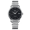 Montre Mido Baroncelli Heritage 39mm Cadran Noir Bracelet Acier inoxydable Gris
