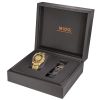 Montre Mido Multifort TV Big Date 40mm Cadran Champagne Bracelet Acier inoxydable Doré