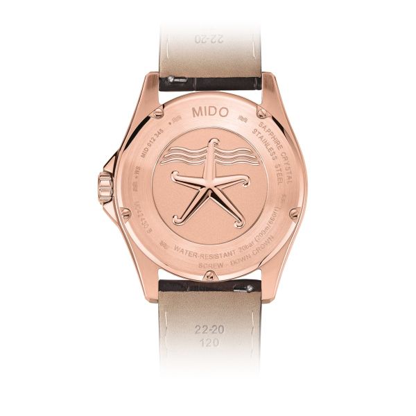 Montre Mido Ocean Star 200C 42,5mm Cadran Vert Bracelet Cuir Brun