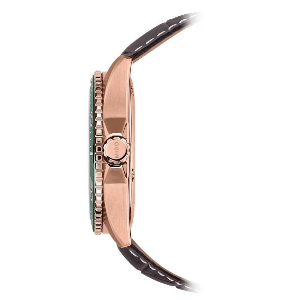 Montre Mido Ocean Star 200C 42,5mm Cadran Vert Bracelet Cuir Brun