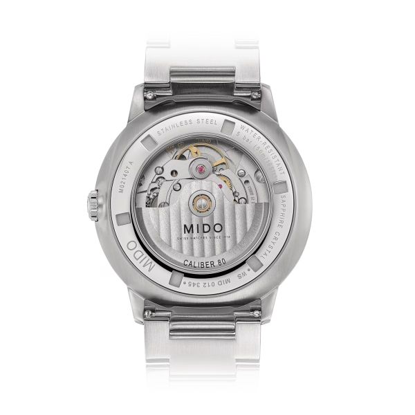Montre Mido Commander Gradient 40mm Cadran Vert Bracelet Acier inoxydable Gris