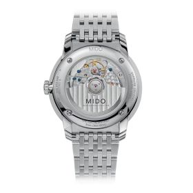 Montre Mido Baroncelli Heritage 39mm Cadran Noir Bracelet Acier inoxydable Gris