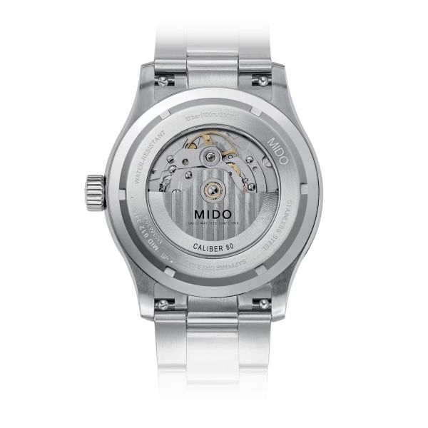 Montre Mido Multifort M Freeze 42mm Cadran Dégradé bleu Bracelet Acier inoxydable Gris