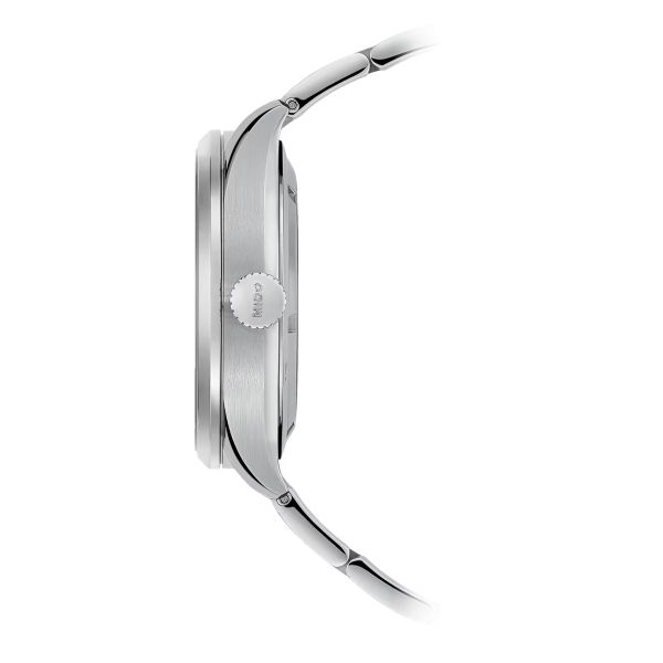 Montre Mido Multifort M Freeze 42mm Cadran Dégradé bleu Bracelet Acier inoxydable Gris
