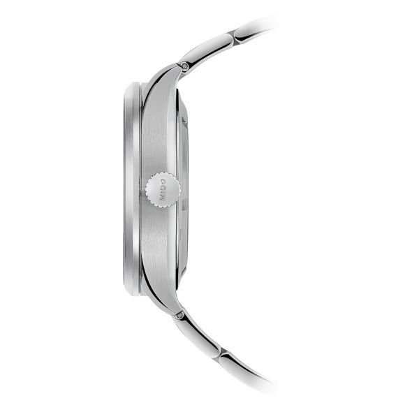 Montre Mido Multifort Skeleton Vertigo 42mm Cadran Bleu Bracelet Acier inoxydable Gris