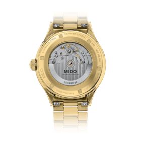 Montre Mido Multifort Powerwind 40mm Cadran Champagne Bracelet Acier inoxydable Or jaune