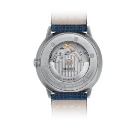 Montre Mido Commander Big Date 42mm Cadran Bleu Bracelet Tissu Bleu