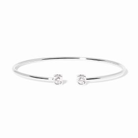 Bracelet Dinh Van Le Cube Diamant Moyen Modèle Or Blanc Diamant