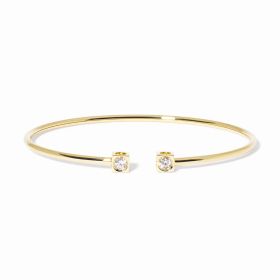 Bracelet Dinh Van Le Cube XL Or Jaune et Diamants