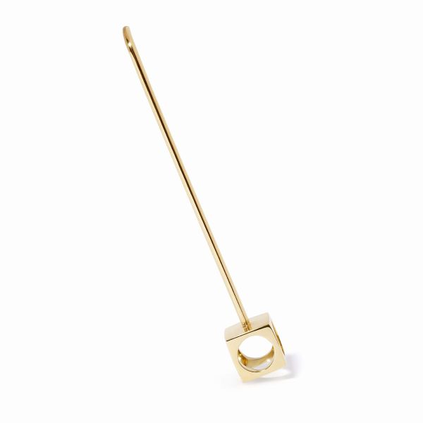 Mono Boucle D'oreille dinh van Le Pavé Or Jaune