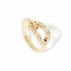 Bague Dinh Van Maillon Grand Modèle Or Jaune Diamants