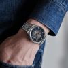 Montre Mido Commander Gradient 40mm Cadran Bleu Bracelet Acier inoxydable Gris