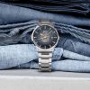 Montre Mido Commander Gradient 40mm Cadran Bleu Bracelet Acier inoxydable Gris
