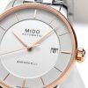 Montre Mido Baroncelli Signature Gent 39mm Cadran Argent Bracelet Acier inoxydable Gris