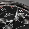 Montre Mido Multifort Patrimony Chronograph 42mm Cadran Noir Bracelet Cuir Noir