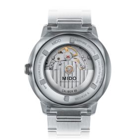 Montre Mido Commander Big Date 42mm Cadran Noir Bracelet Acier inoxydable Gris