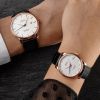 Montre Mido Baroncelli Chronometer 34mm Cadran Argent Bracelet Cuir Noir