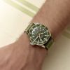 Montre Mido Ocean Star Tribute 40,5mm Cadran Vert Bracelet Tissu Vert