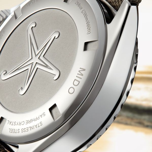 Montre Mido Ocean Star Tribute 40,5mm Cadran Vert Bracelet Tissu Vert