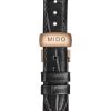 Montre Mido Baroncelli Signature 30mm Cadran Argent Bracelet Cuir Noir