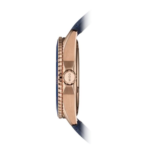 Montre Mido Ocean Star 200 42,5mm Cadran Bleu Bracelet Synthétique Bleu
