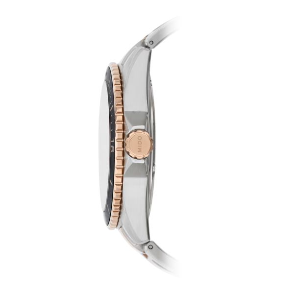 Montre Mido Ocean Star 200 42,5mm Cadran Noir Bracelet Acier inoxydable PVD rose