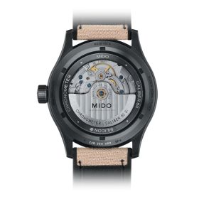 Montre Mido Multifort Chronometer 1 42mm Cadran Noir Bracelet Tissu Noir