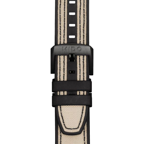 Montre Mido Multifort Chronometer 1 42mm Cadran Noir Bracelet Tissu Noir