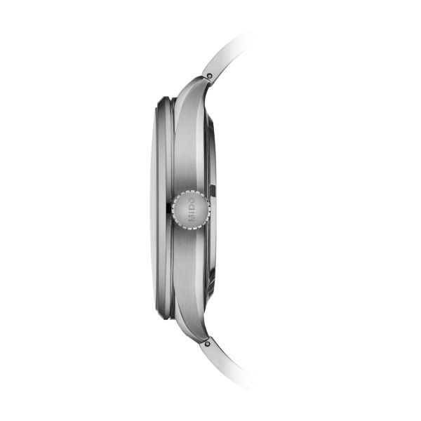 Montre Mido Multifort Chronometer 1 42mm Cadran Blanc Bracelet Acier inoxydable Gris