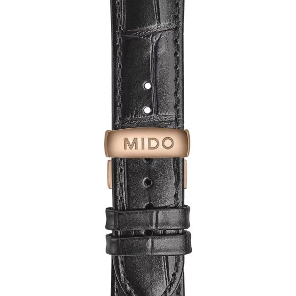 Montre Mido Commander Gradient 40mm Cadran Noir Bracelet Cuir Noir