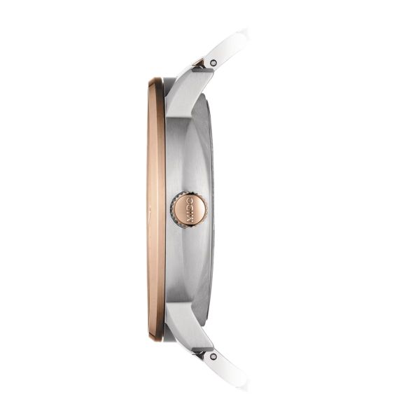 Montre Mido Commander Big Date 42mm Cadran Anthracite Bracelet Acier inoxydable PVD rose