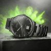 Montre Mido Commander Big Date 42mm Cadran Anthracite Bracelet Acier inoxydable Gris