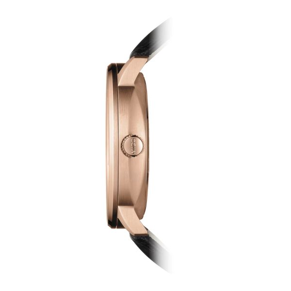 Montre Mido Commander Big Date 42mm Cadran Noir Bracelet Cuir Noir