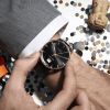 Montre Mido Commander Big Date 42mm Cadran Noir Bracelet Cuir Noir