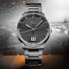 Montre Mido Commander Big Date 42mm Cadran Anthracite Bracelet Acier inoxydable Gris